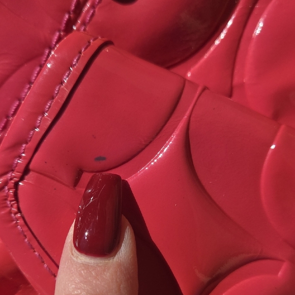 Coach Pink and Tan Shoulder Bag - Picture 4 of 15